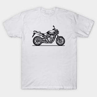 CBF600N Motorcycle Sketch Art T-Shirt